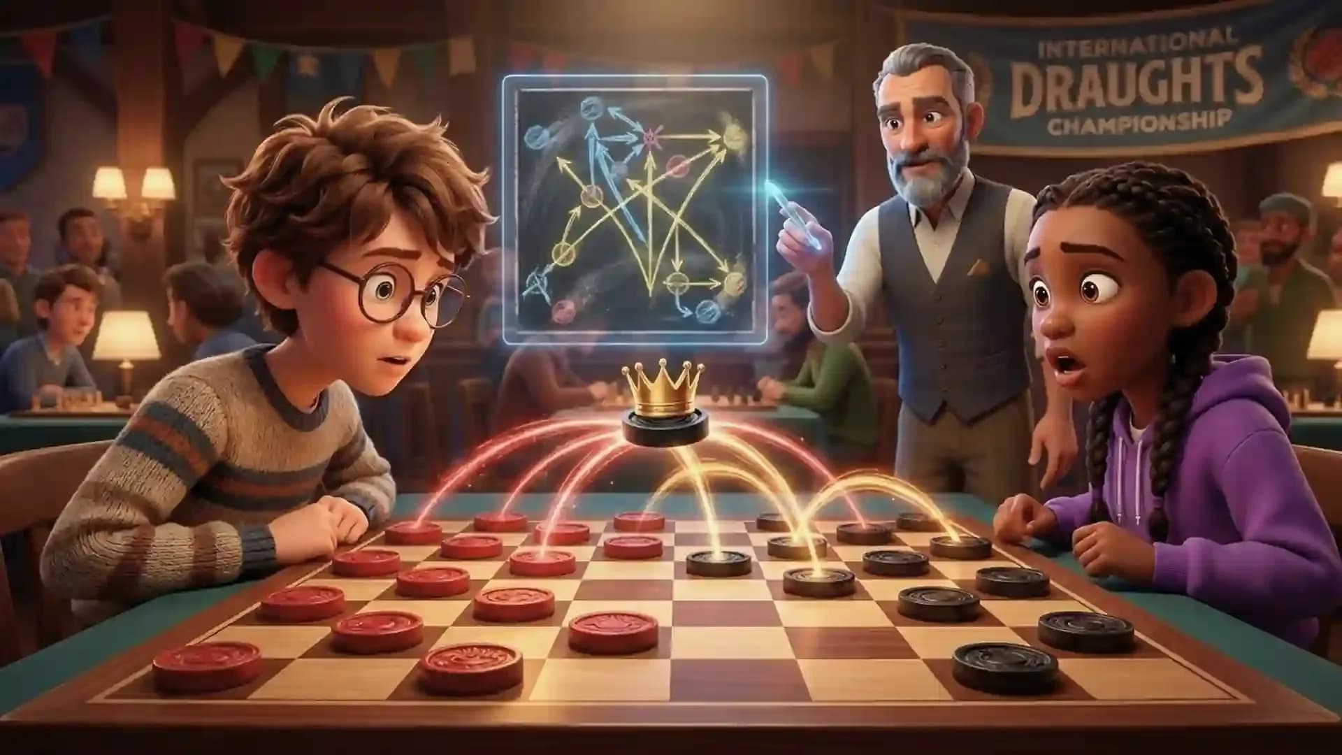8 estrategias con el rey volador en las damas que transformarán tu juego