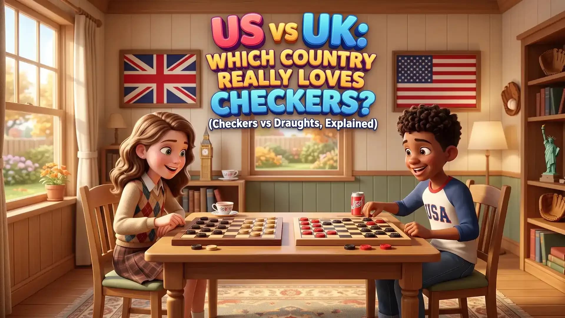 US vs UK: Which Country Really Loves Checkers? (Checkers vs Draughts, Explained)