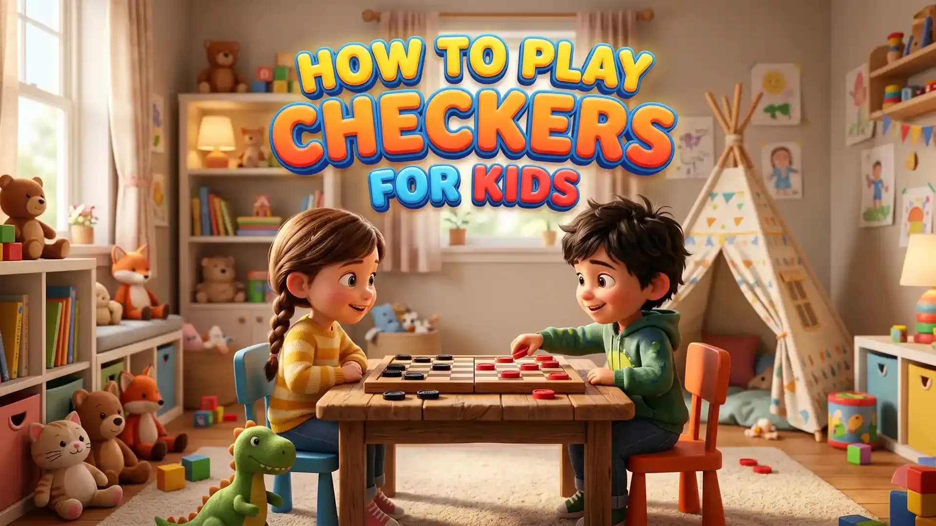 How to Play Checkers for Kids: Simple Step-by-Step Rules